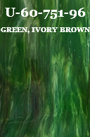 U-60-751-96 GREEN, IVORY BROWN