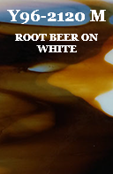 Y96-2120 M ROOT BEER ON WHITE 